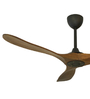 Fanzart  Mica 52" Ceiling Fan With 3 x Blades BLDC Motor & Remote Control (Dark Brown)