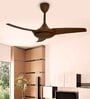 Fanzart Alpha 42" Ceiling Fan with Leather ABS Blades & Optional Remote Control Integration (Brown)