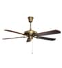 Fanzart Classic 52" Ceiling Fan With Optional Remote Integration (Antique Brass)