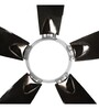 Fanzart Dark Knight 48  Ceiling Fan with 5 x ABS Blades & Multi Coloured LED & Optional Remote Control (Black)