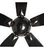 Fanzart Dark Knight 48  Ceiling Fan with 5 x ABS With Optional Remote Control Integration (Black)