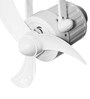 Fanzart Edge 15  Wall Mounted Fan With 3 x ABS Blades & Remote Contol (White)