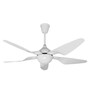 Fanzart Knight- 48  Ceiling Fan With ABS Blades & Optional Remote Control Integration (Glossy White)