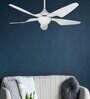 Fanzart Knight- 48  Ceiling Fan With ABS Blades & Optional Remote Control Integration (Glossy White)