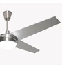 Fanzart Metallica 52" Ceiling Fan With 4 x Blades, Multi Coloured LED & Remote Control (Matte Silver)