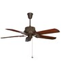 Fanzart Monarch 52" Ceiling Fan in Handcrafted Wood blades Optional Remote Integration (Grey)
