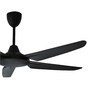 Fanzart Race 52" Ceiling Fan With 5 x ABS Blades & Optional Remote Control Integration (Matte Black)
