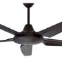 Fanzart Race 52" Ceiling Fan With 5 x ABS Blades & Optional Remote Control Integration (Matte Brown)