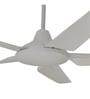 Fanzart Race 52" Ceiling Fan With 5 x ABS Blades & Optional Remote Control Integration (Matte White)