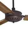 Fanzart Trojan 56'' Ceiling Fan With 3 x ABS Blades & Optional Remote Integration (Antique Dark Brown)