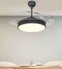 Fanzart Venus 42" Ceiling Fan With 4 x ABS Blades, Multi Coloured LED & Remote Control (Coffee Brown)
