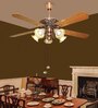 Fanzart Victoria 60" Ceiling Fan Reversible Blades & Optional Remote Integration (Red)