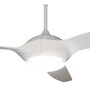 Fanzart Zen 56" Ceiling Fan With 3 x Blades Multi Coloured LED & Remote Control (Glossy White)