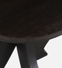 Faraday Solid Wood End Table In Black Finish