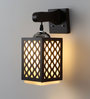 Troyes Black Wood Wall Sconces