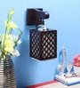 Troyes Black Wood Wall Sconces