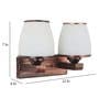 Bristol Wooden Wall Mounted Uplight Sconce (Brown)