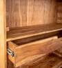 Farma Solid Wood Bookshelf In Natural Colour