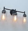 Farmhouse Bubble Glass 3 Light Vanity Wall Sconce