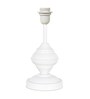 Farmhouse Matt Table Lamp , White Modern Bedside Lamp