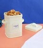 Farmhouse 900ml  White Tin Storage Jar
