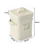 Farmhouse 900ml  White Tin Storage Jar