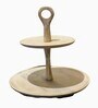 Farmhouse White Wood 2 Tier Appetizer Platter
