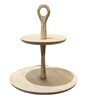Farmhouse White Wood 2 Tier Appetizer Platter