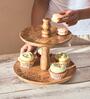 Farmhouse Wooden Cake Stand