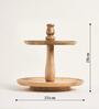Farmhouse Wooden Cake Stand
