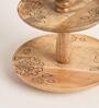 Farmhouse Wooden Cake Stand