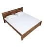 Farrow Solid Wood King Size Bed In Rustic Teak Finish