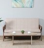 Farum Mango Wood Coffee Table In White Bleach Finish