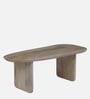 Farum Mango Wood Coffee Table In White Bleach Finish