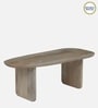 Farum Mango Wood Coffee Table In White Bleach Finish