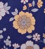 Yellow Floral 180 TC Polyester Double Size Bedsheet With 2 Pillow Covers