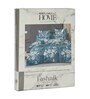 Blue Floral 180 TC Polyester Double Size Bedsheet With 2 Pillow Covers