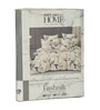 Beige Floral 180 TC Polyester Double Size Bedsheet With 2 Pillow Covers