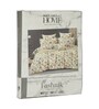 Cream Floral 180 TC Polyester Double Size Bedsheet With 2 Pillow Covers