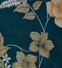 Green Floral 180 TC Polyester Double Size Bedsheet With 2 Pillow Covers