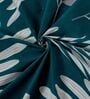 Green Leaf 180 TC Polyester Double Size Bedsheet With 2 Pillow Covers