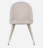 Fauna Dining Chairs In Beige Colour (Set Of 2)