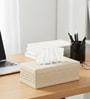 Faux Leather Tissue Holder Storage Box