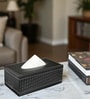 Faux Leather Tissue Holder Storage Box