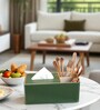 Faux Leather Tissue Holder Storage Box