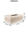 Faux Leather Tissue Holder Storage Box