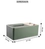 Faux Leather Tissue Holder Storage Box