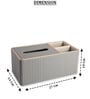 Faux Leather Tissue Holder Storage Box