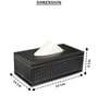 Faux Leather Tissue Holder Storage Box