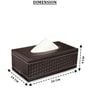 Faux Leather Tissue Holder Storage Box